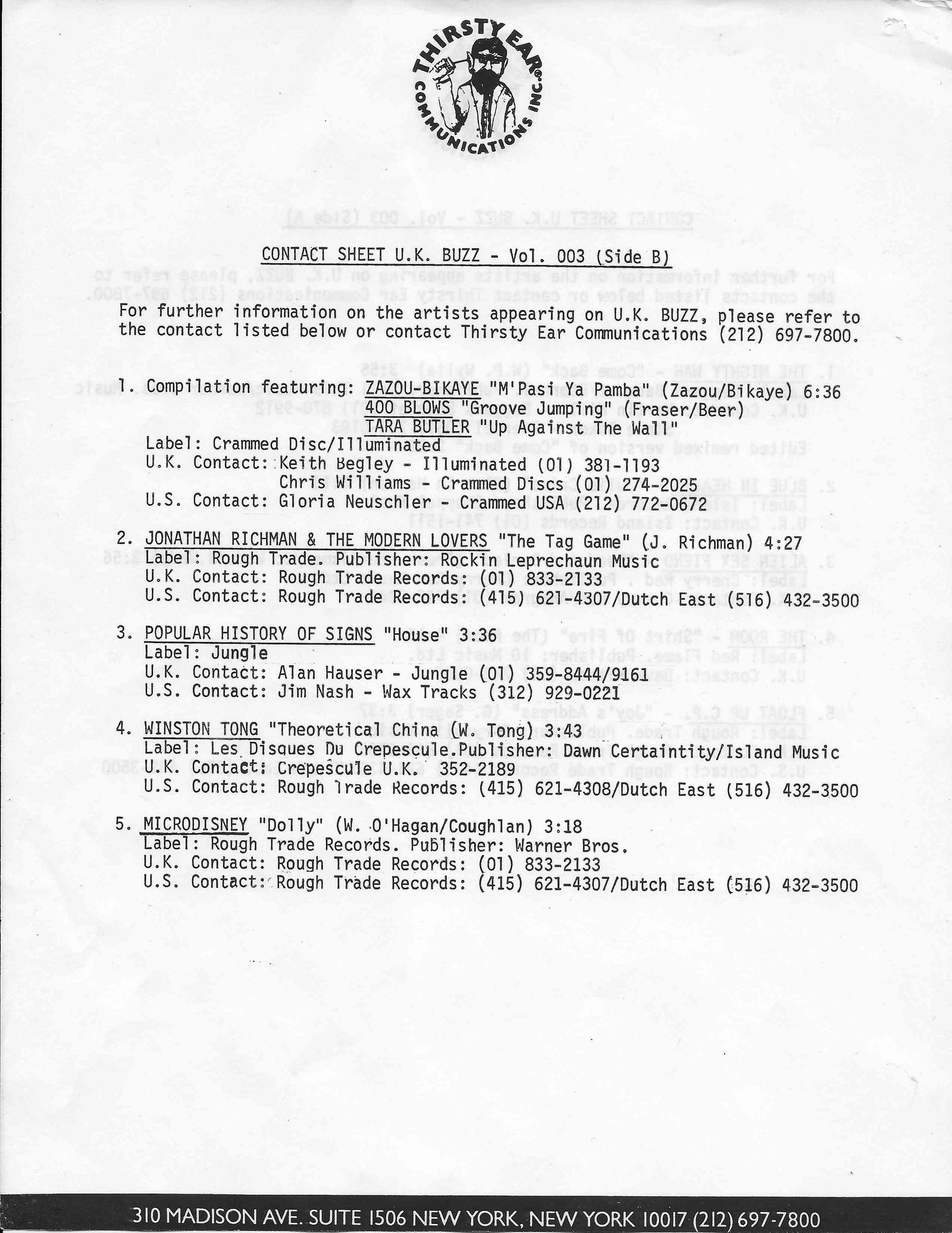 Inserts from UKB - 3